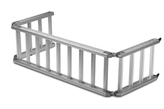ReadyRamp Full-Sized Bed Extender / Ramp Silver 100" Open 60" Bed Width
